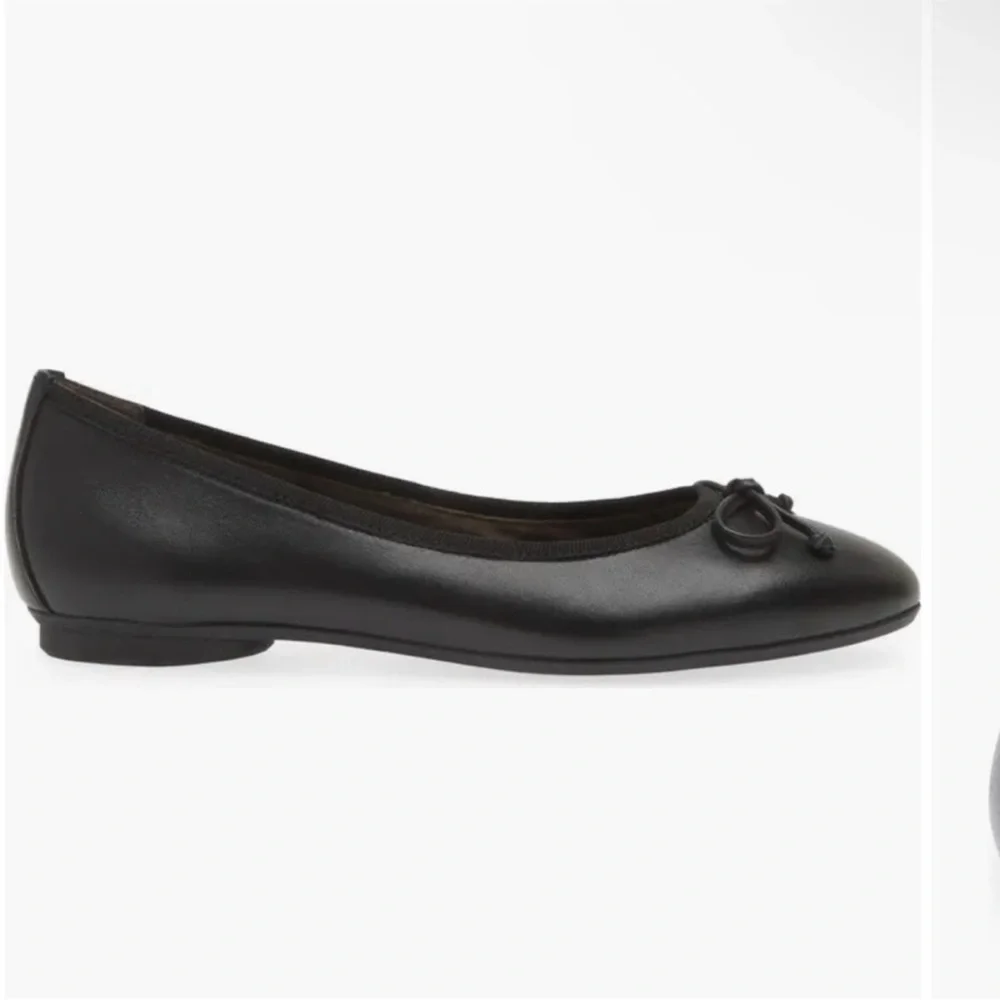 Paul Green Ursula Ballet Black Leather Flat - Picture 4 of 7